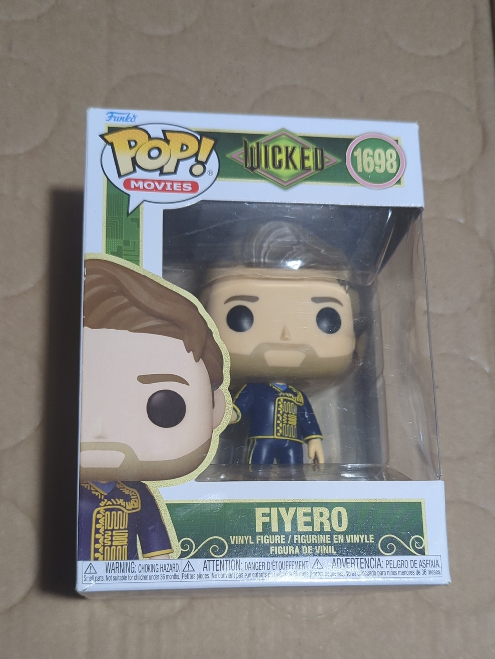 Funko Fiyero Pop! Figure - Blue & Gold Outfit